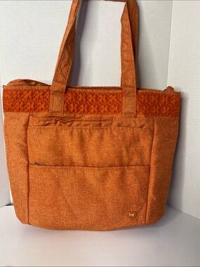 Lug live life carryall quilted tote